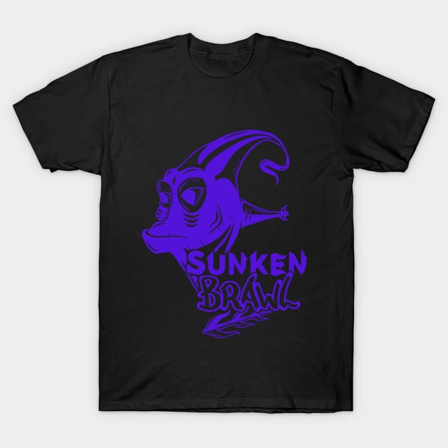 Sunken Brawl - Akuarou T-Shirt by umizon